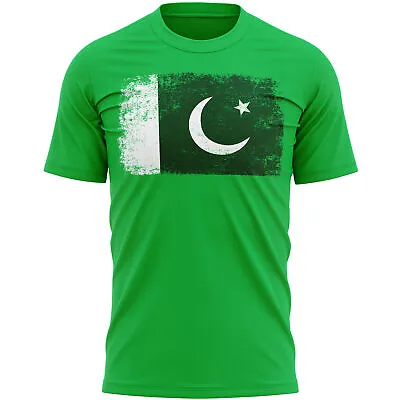 Buy Pakistan Grunge Flag T Shirt Football Sports Event Supporters Gifts For Him C... • 13.95£