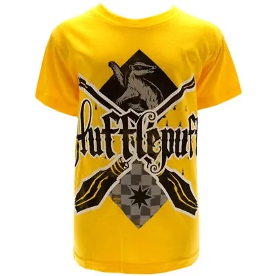 Buy Harry Potter Hufflepuff T Shirt Junior 11-12 Years Birthday Official Product • 14.49£