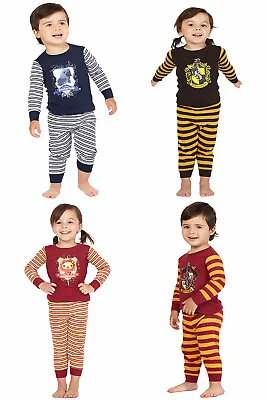 Buy Harry Potter Baby Cotton Snug Stripe Print 2pc T Shirt Pyjama Bottom PJ Set 6-24 • 7.99£