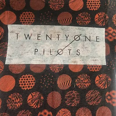 Buy Twenty One Pilots Rock Me All Over Print AOP T Shirt Women Size L Gray Rock Band • 14.12£