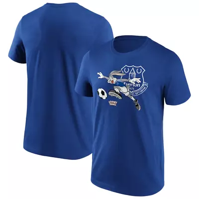 Buy Everton Men's Football T-Shirt Bugs Bunny Graphic Top - New • 11.99£