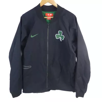 Buy Men's Nike NBA Boston Celtics Full Zip Warm-Up Black Jacket/Coat - Large • 14.95£