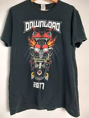 Buy Download Festival 2017 Black T Shirt SOAD Biffy Clyro Aerosmith Sz M *flaws* • 16.75£