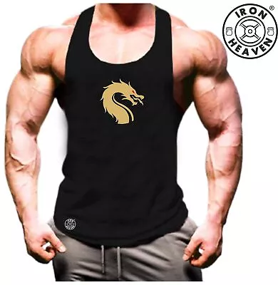 Buy Dragon Vest Gym Clothing Bodybuilding Training Workout Exercise Boxing Tank Top • 11.03£