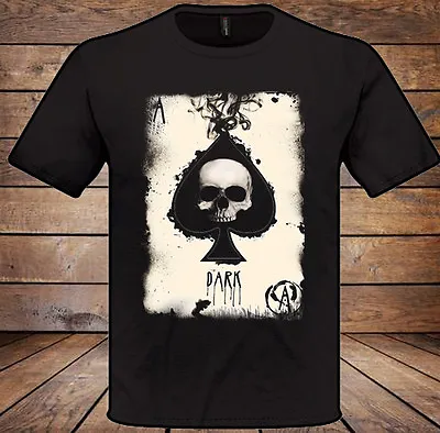 Buy Men's Ace Of Spades T-Shirt | S To Plus Size | Gothic Biker Rock Alternative • 11.95£