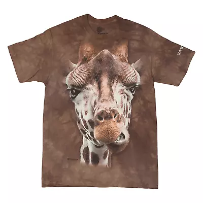 Buy THE MOUNTAIN Giraffe Mens T-Shirt Brown M • 17.99£