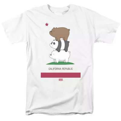 Buy We Bare Bears Cali Stack Licensed Adult T-Shirt • 17.34£