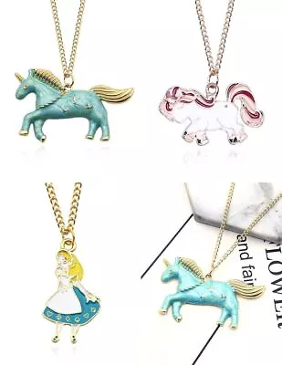 Buy Disney Characters  Girls Ladies Necklace Charm Pendant Childrens Kitsch Necklace • 3.99£