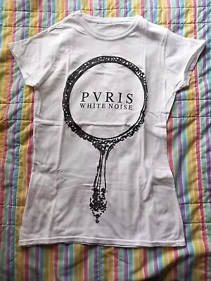 Buy Pvris White Noise Band Tshirt White Small • 5£