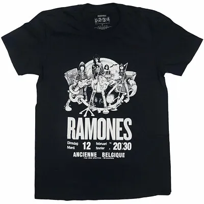 Buy The Ramones   Unisex T- Shirt - Belgique - Black  Cotton  • 16.99£