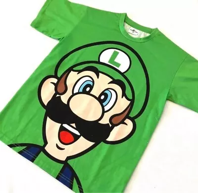 Buy Luigi T Shirts USJ Universal Studios Japan Super Nintendo World Mario M Size • 66.30£