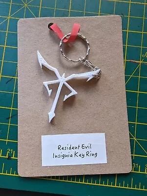 Buy Resident Evil Insignia Keyring 3D Printed Resident Evil 4 Key Chain Ideal Gift • 4.99£