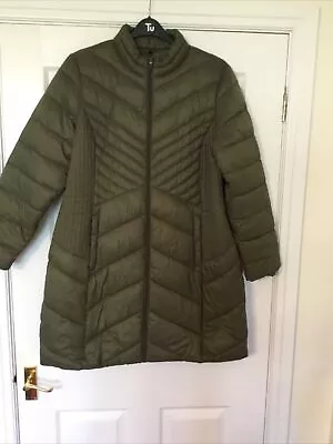 Buy Tu Quilted Green  Pac-a-Mac Packable  Rain Coat Size 20. • 15£