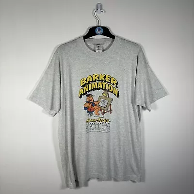 Buy 1994 The Flintstones Hanna Barbera Barker Animations Single Stitch T Shirt - XL • 34.99£