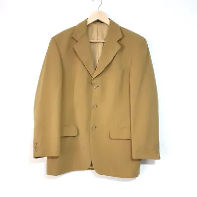 Buy St Michael Jacket Blazer 42  Chest Pale Gold Mustard Yellow Vintage Occasion • 19.99£