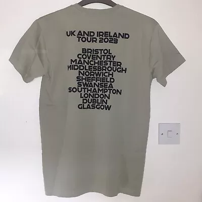 Buy Official Arctic Monkeys UK Ireland 2023 Tour T-Shirt Medium Khaki Green 40inch A • 29.99£