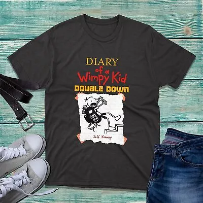 Buy World Book Day T-Shirt Diary Of A Wimpy Kid Double Down Falling Funny Unisex Top • 7.99£