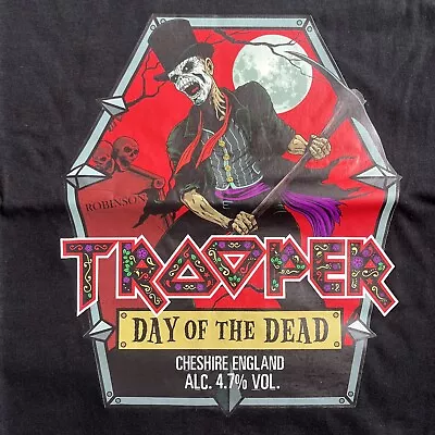 Buy Iron Maiden Trooper Day Of The Dead Robinson Large T-shirt RARE BRAND NEW! • 45£