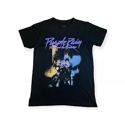 Buy Purple Rain Prince And The Revolution Black T-shirt The Prince Estate Size Small • 14.95£
