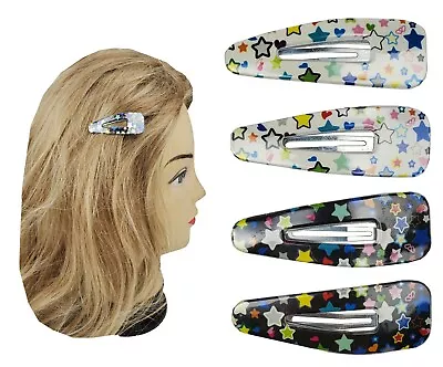 Buy 40 Assorted Hair Snap Pins Hair Clips Barrettes For Women Girls Stars Design • 8.50£
