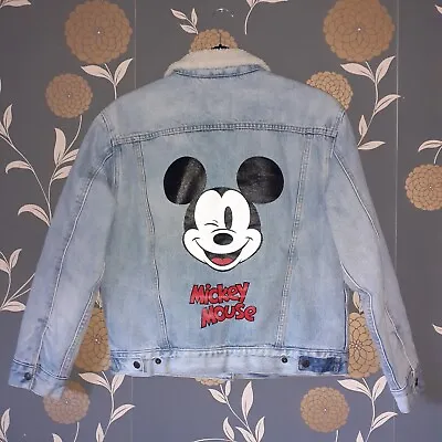 Buy Levis Disney Mickey Mouse Sherpa Denim Jacket Medium Limited Edition  • 59.99£