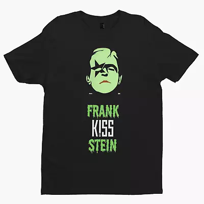 Buy Frank Kiss Stein T-Shirt - Film Movie TV Horror Halloween Frankenstein Music • 9.59£