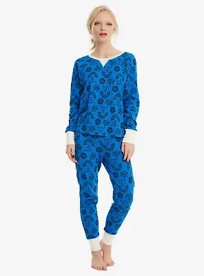 Buy Supernatural Symbols Blue Thermal Long Sleeve Shirt Legging Pajamas JRS S-M NWT • 38.22£