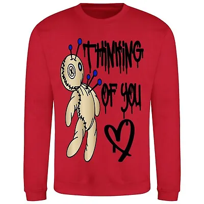 Buy Thinking Of You Voodoo Doll, Sweatshirt XS - 5XL, Love Supernatural Revenge Gift • 25.95£