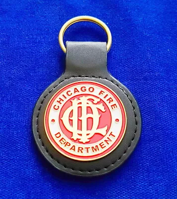 Buy Chicago Fire Leather Keychain # CFD # Firefighter # Firefighter #FWUS • 6.85£