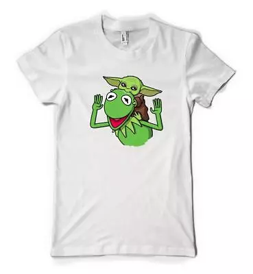 Buy Grogu The Child Eating Frog Kermit Muppet Personalised Unisex Kids T Shirt • 14.49£