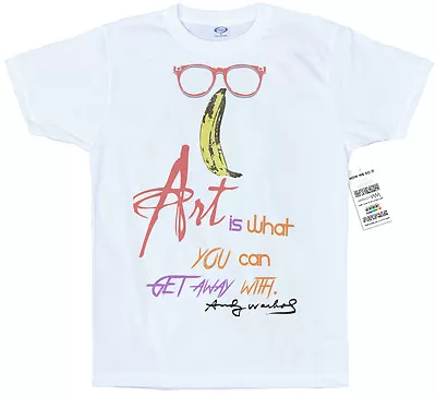 Buy Art Is What You Can Get Away With Design T-shirt Andy Warhol, Velvet Underground • 18£