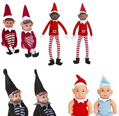 Buy Naughty Christmas Elf - Many Colours, Sizes & Accessories, Display On The Ledge • 4.47£