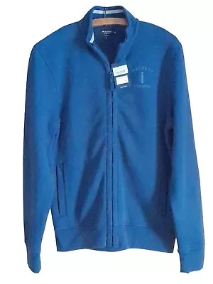 Buy Hackett Mens Jacket Small Mr Classic Fleece Zip Top HM580615 Navy Size S New Tag • 74.99£