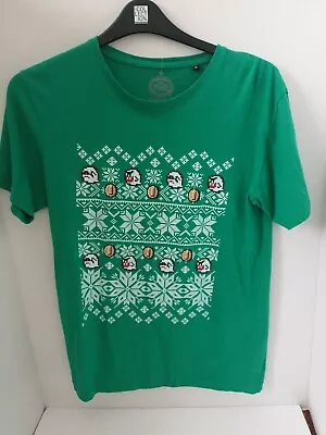 Buy Official Nintendo Mario Xmas Christmas Themed Shirt Medium 2018 • 10.26£
