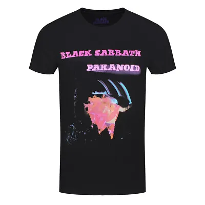 Buy Black Sabbath T-Shirt Paranoid Motion Trails Ozzy Osbourne Official New • 14.95£