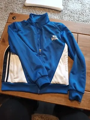 Buy Lonsdale Boys Jacket. Pale Blue N White With Zip Age 9-10years • 1.50£
