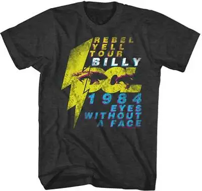 Buy Billy Idol 1984 Rebel Yell Tour Eyes Without A Face Adult T Shirt Music Merch • 41.76£