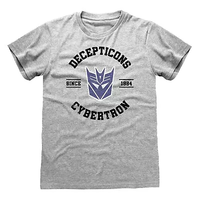 Buy Official Transformers Decepticon Cybertron 1984 Grey T-shirt • 12.99£
