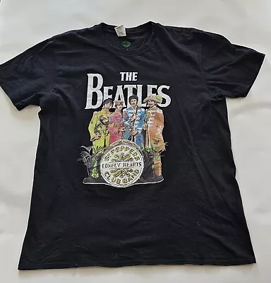 Buy The Beatles T-Shirt Sgt. Pepper's Lonely Hearts Club Official Band Black Uk XL  • 4.99£