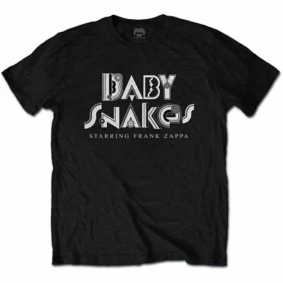 Buy FRANK ZAPPA   - Unisex T- Shirt - Baby Snakes -  Black Cotton  • 16.99£