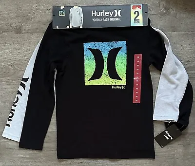 Buy Hurley Youth Thermal Long Sleeve Pack Of 2 • 20.58£