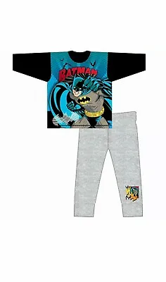 Buy Children's Official Boys Batman Pyjamas Set Kids Pjs Nightwear Age 4 To 12 Years • 12.95£
