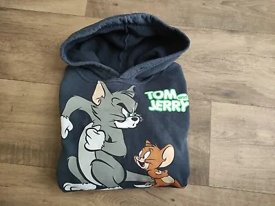 Buy Tom And Jerry Hooded Sweatshirt Woman Print Big Year 2010 Size M • 18.96£