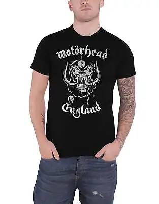 Buy Motorhead T Shirt England Warpig Band Logo New Official Mens Black • 17.95£