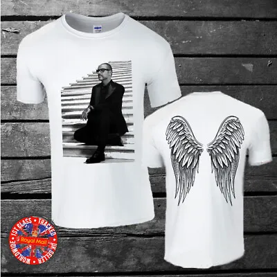Buy George Michael Angel Wings T-shirt Mens Ladies Fans Music Gift Tribute • 13.99£