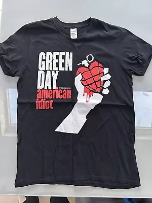 Buy Green Day American Idiot T Shirt Black Medium  • 3.49£