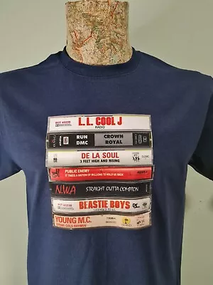 Buy Hip Hop Rap Tapes T-Shirt Mens Unisex Top 80s Hip Hop Cassettes  • 13.99£