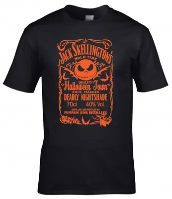 Buy Jack Skellington Inspired Men Adults T-Shirt Halloween Christmas Adults Tee Top • 12.99£