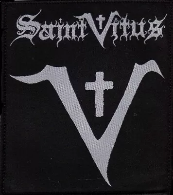 Buy Saint Vitus White Logo Patch Official Doom Metal Band Merch  • 6.24£