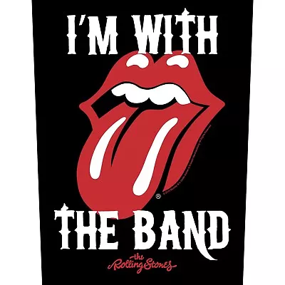 Buy ROLLING STONES Im With The Band 2019 GIANT BACK PATCH 36 X 29 Cms OFFICIAL MERCH • 9.95£